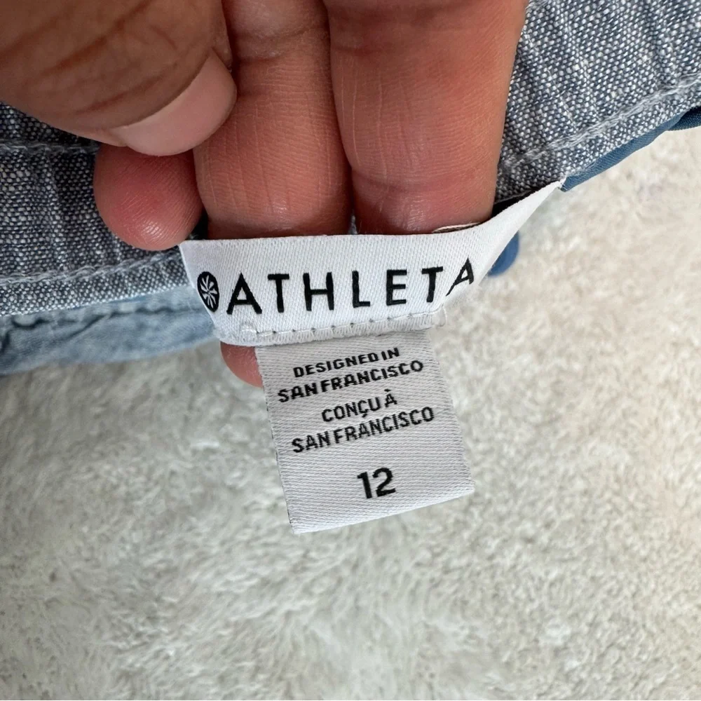 NWT Athleta Retreat Linen Pant size 12